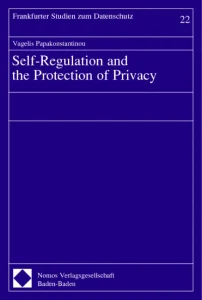 Book Cover: Self-Regulation and the Protection of Privacy