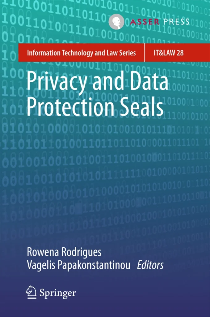 Book Cover: Privacy and Data Protection Seals