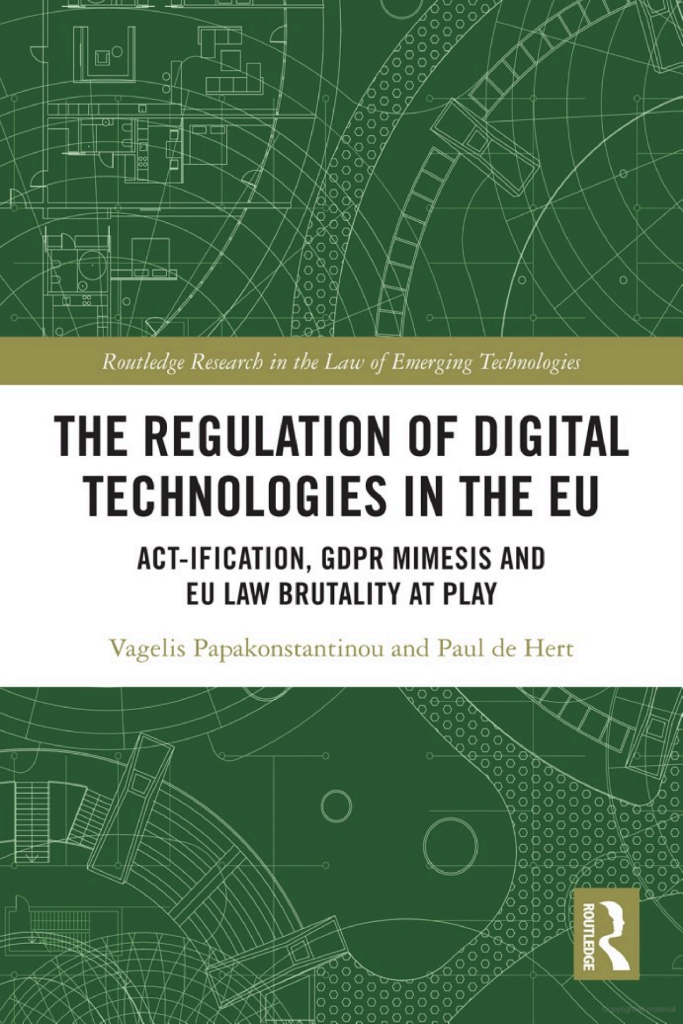 Book Cover: The Regulation of Digital Technologies in the EU